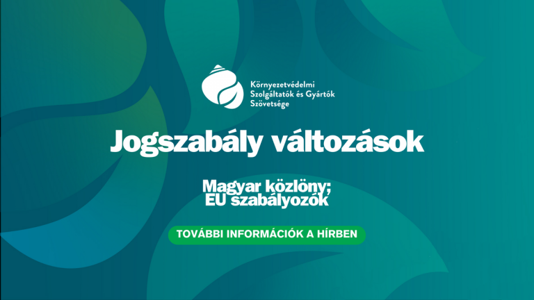 Jogszabály változások, EU szabályozók – 2025/1.