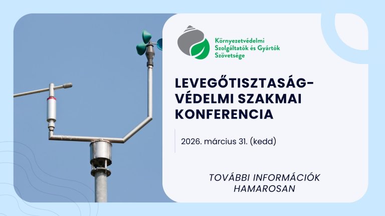SAVE THE DATE!-Levegőtisztaságvédelmi konferencia