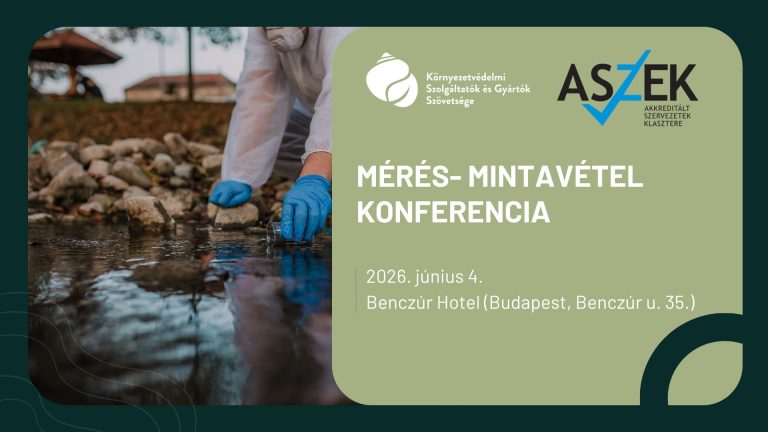 EARLY BIRD! Környezetvédelmi mérés és mintavétel aktuális kérdései 2026