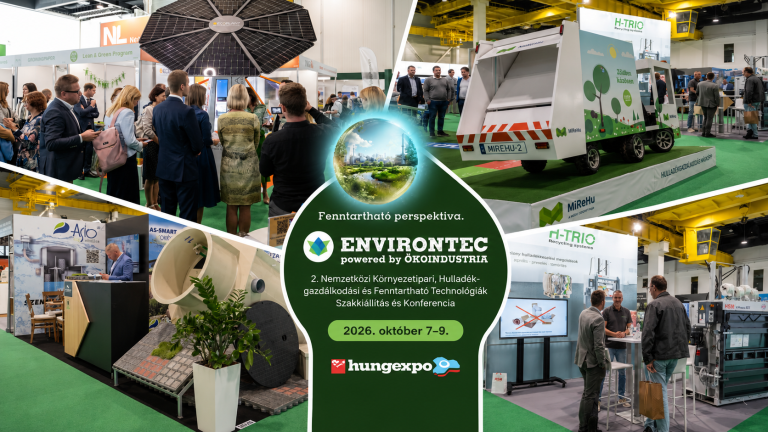 A zöld átállás piactere Budapesten – októberben újra megnyitja kapuit az ENVIRONTEC powered by ÖKOINDUSTRIA