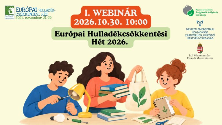 Európai Hulladékcsökkentési Hét – I. Webinar